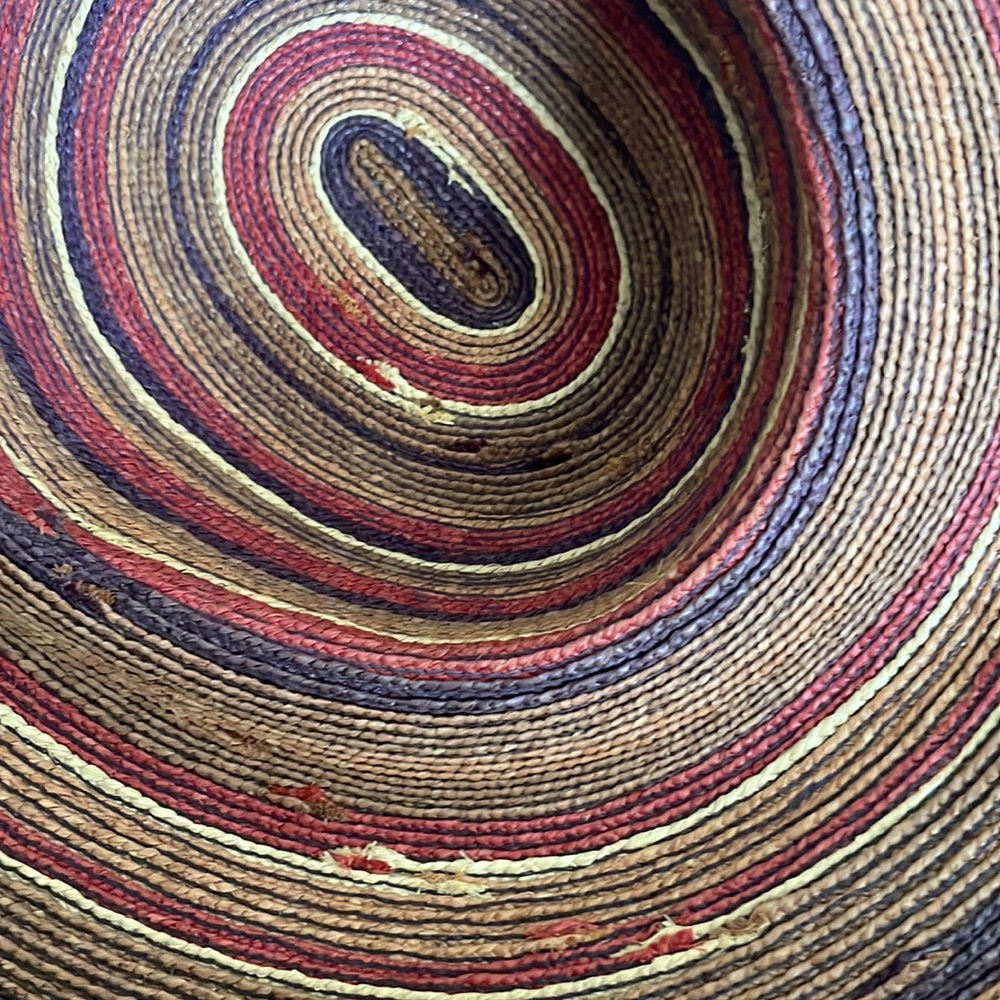 SOLD Helen Kaminski Hat Wide Brim Sun Raffia Womens Multicolor Summer Beach - Picture 13 of 15